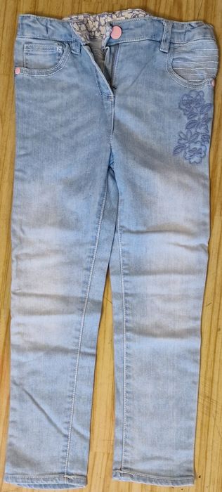 Jeansy dziewczece F&F 6-7lat 122cm
