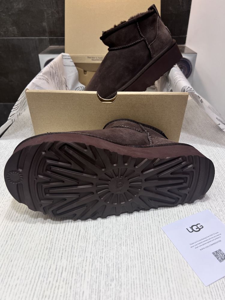 Ugg Platform ultramini   натуральные  угги уггі 3,5 см