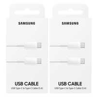 2x Kabel Samsung EP-DN975BWEGWW USB-C - USB-C 5A 480Mb/s 1m - biały