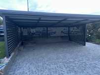 Paineis solares em pergola