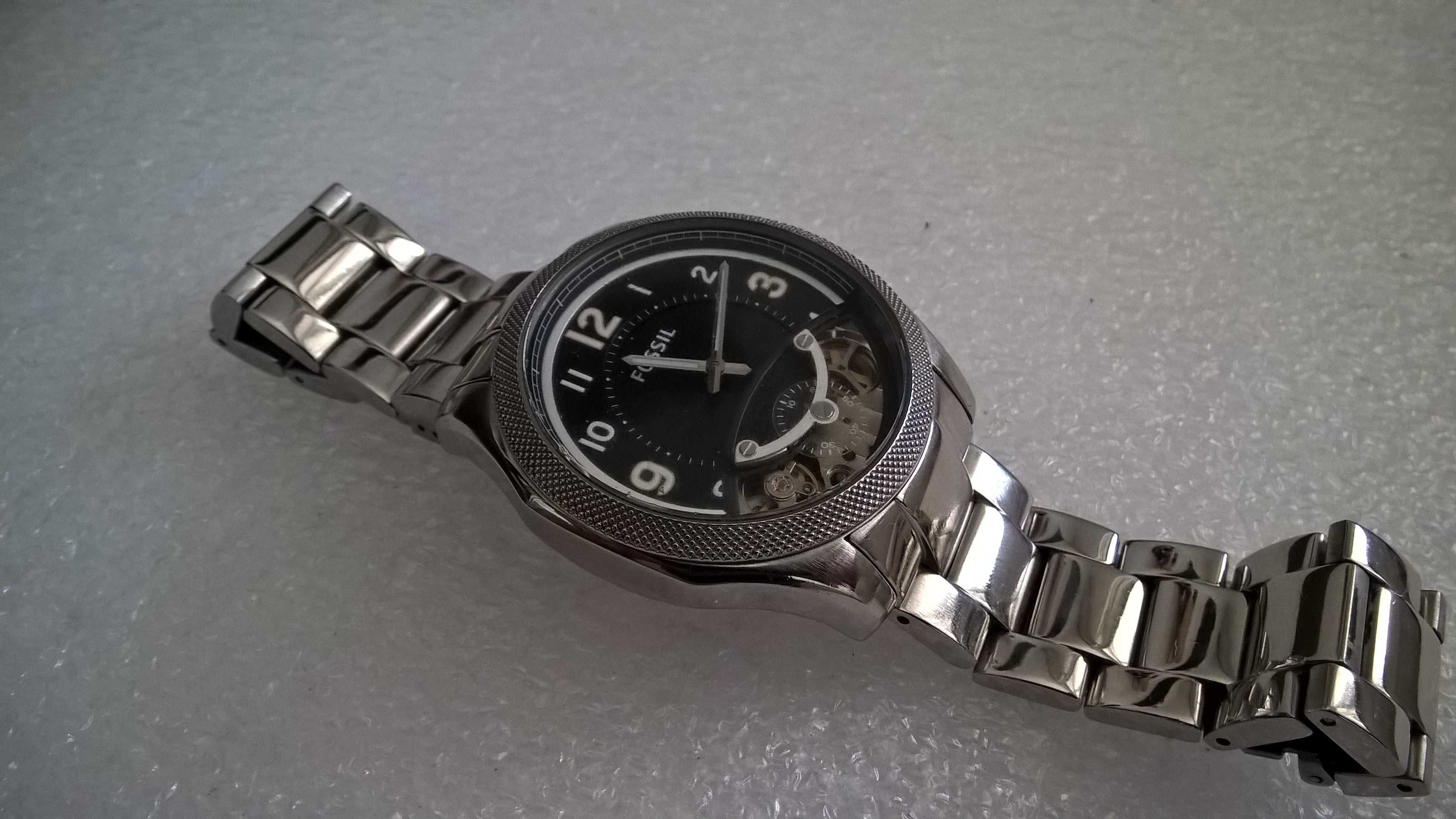 FOSSIL automatic 25 kamieni Open Heart. 42 MM