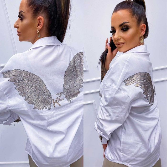 Koszula ze skrzydłami z cyrkonii Totalny SZTOS