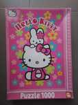 Puzzle Hello Kitty (1000 peças) - Ótimo negócio para prenda Natal