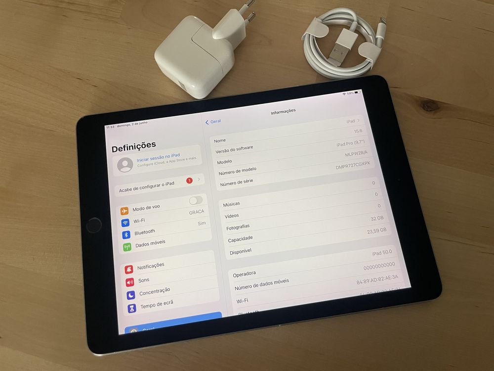 Ipad PRO 9.7” 32gb wifi+4G livre