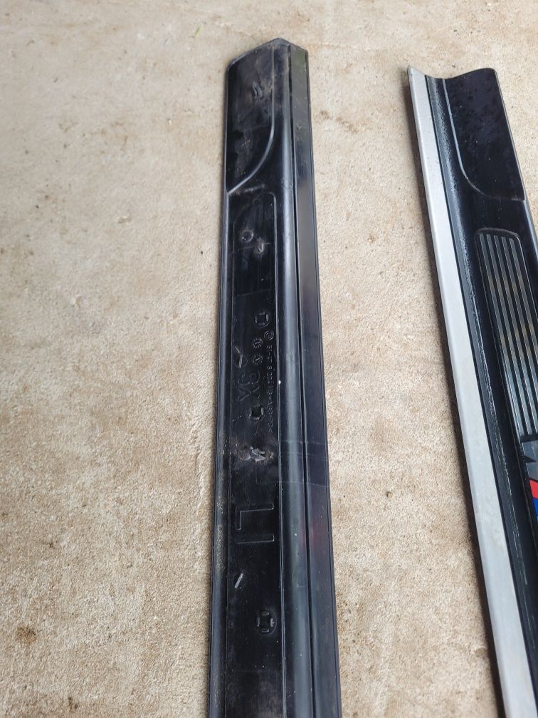 Bmw e46 coupe cabrio listwy m pakiet nakładki na progi wewnętrzne