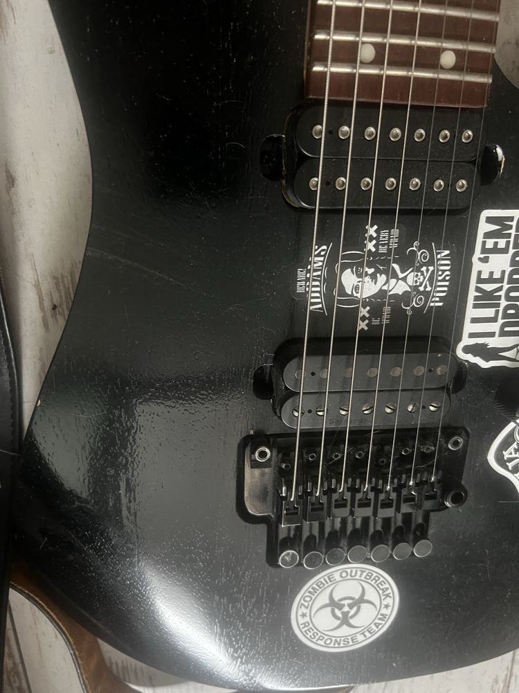Gitara elektryczna 7 strun Ibanez RG7420Z seymour duncan nazgul most