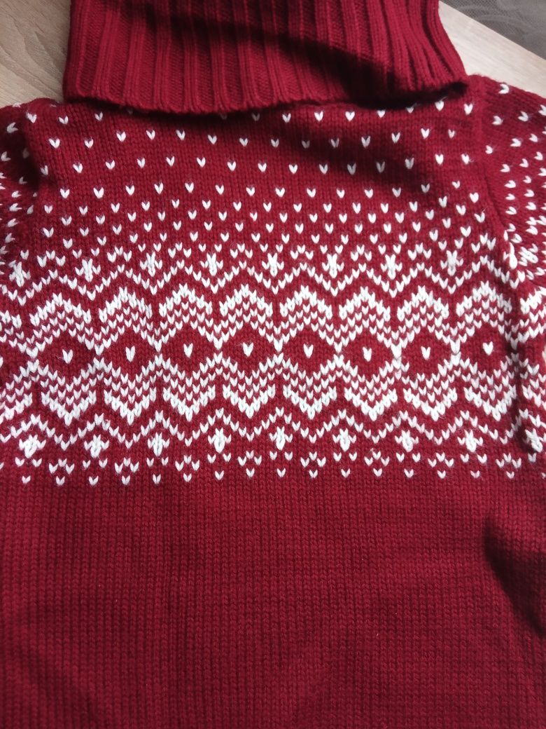 Sweter norweski wzór L