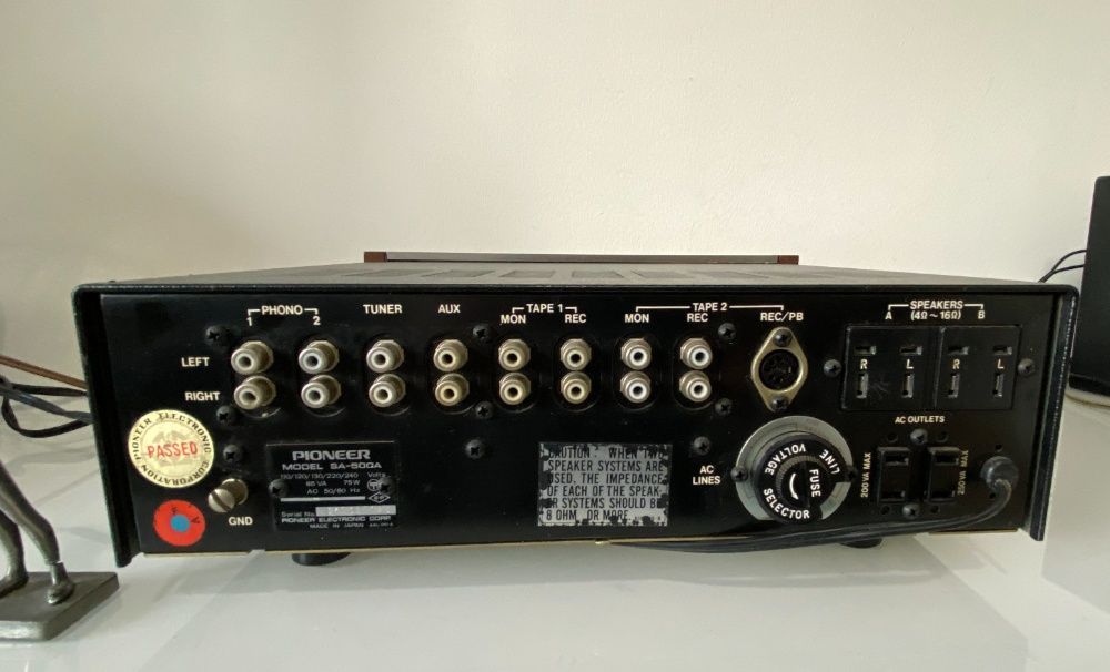 Pioneer SA-500A amplificador integrado vintage