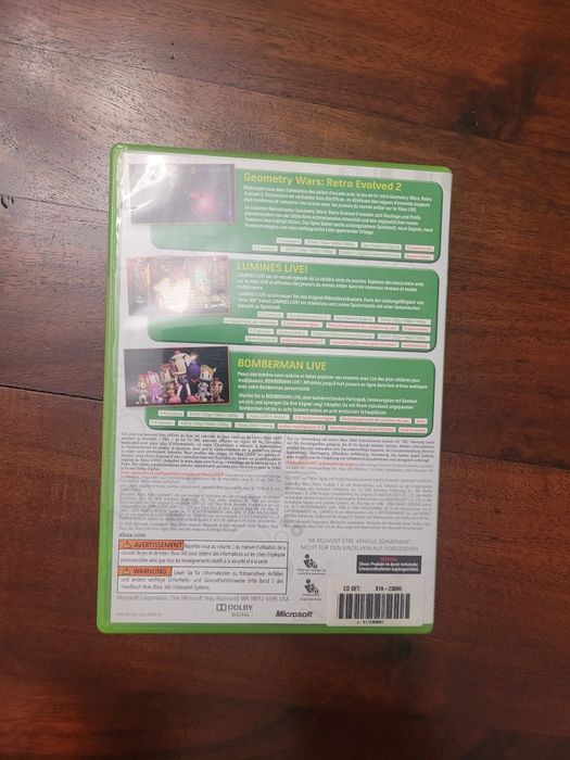 Jogo Xbox 360 Pack Live Arcade-Spielepaket