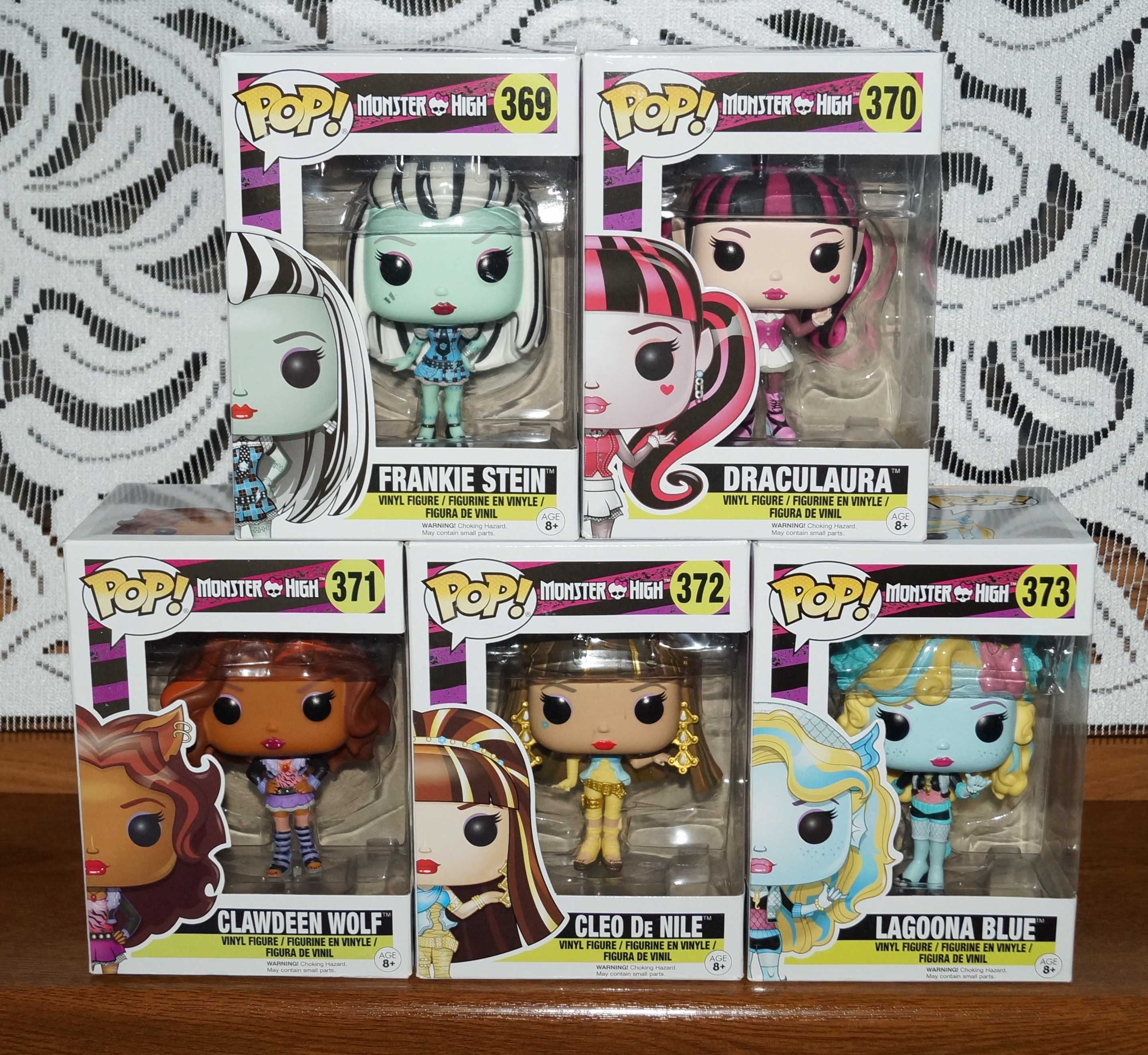Funko Pop! Monster High 5 szt. ORYGINAŁ figurka figurki UNIKAT