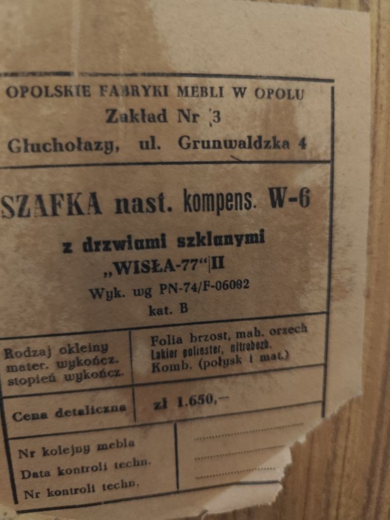 Meble, meblościanka PRL