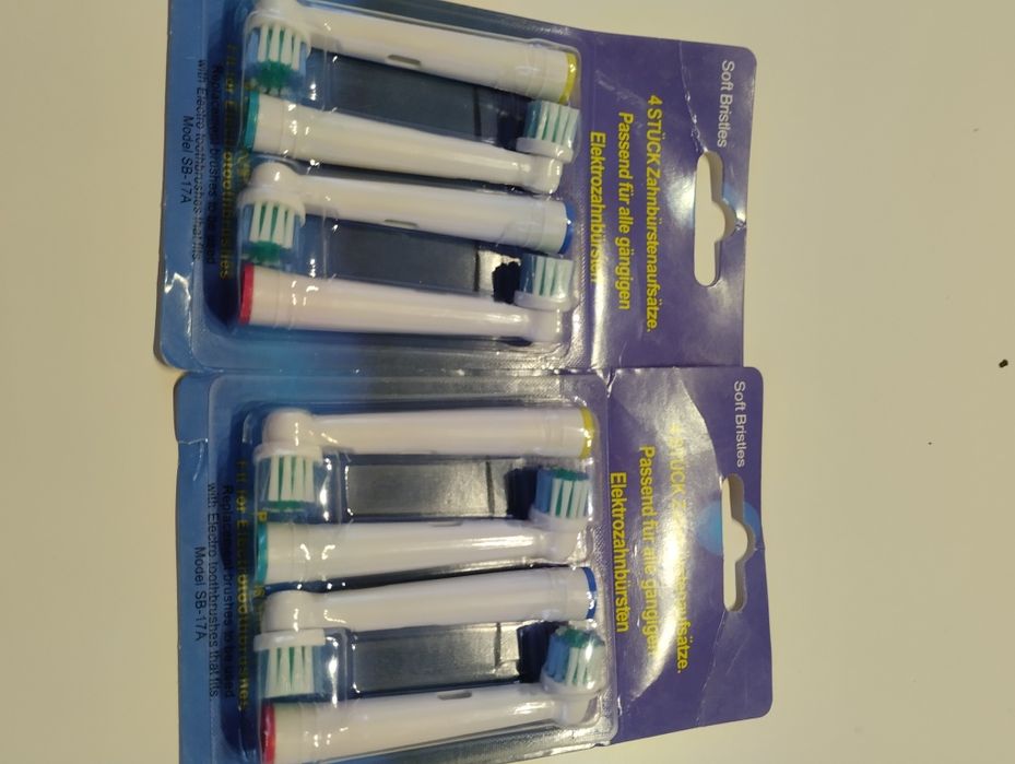 szczoteczki do zębów 2 opakowania 8 sztuk