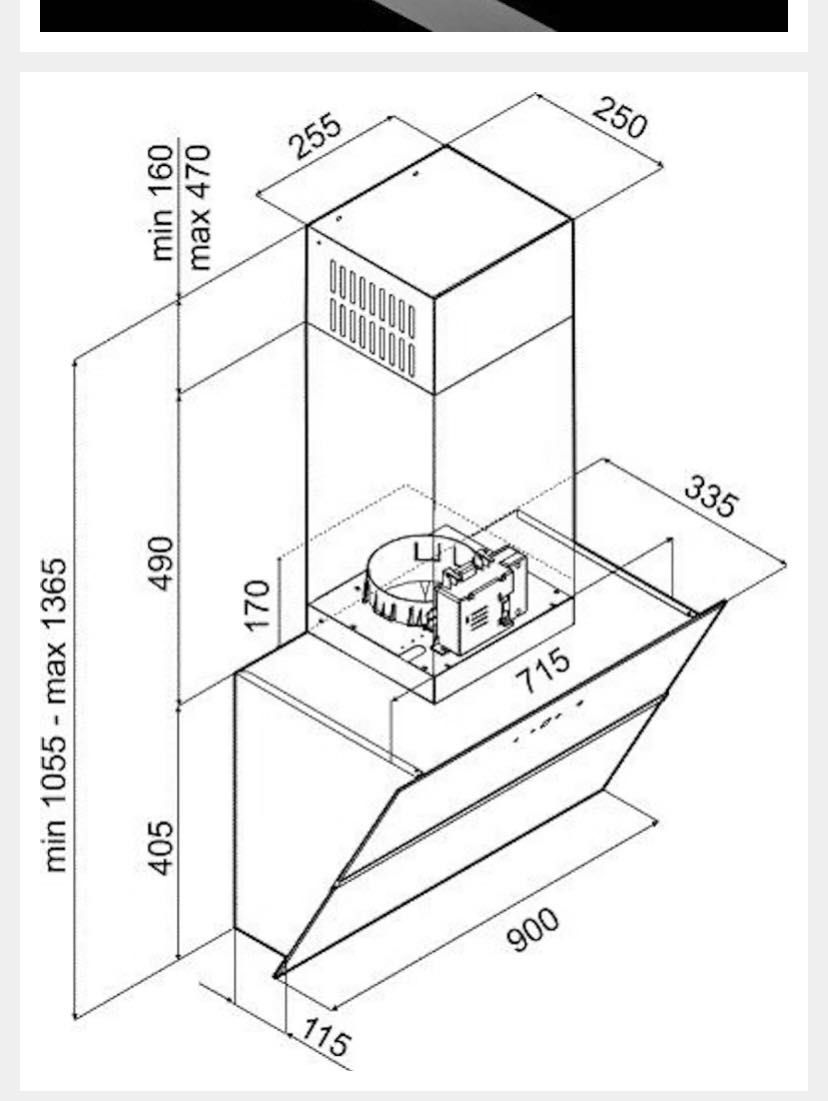 Витяжка Inventum AKD9015GTZ