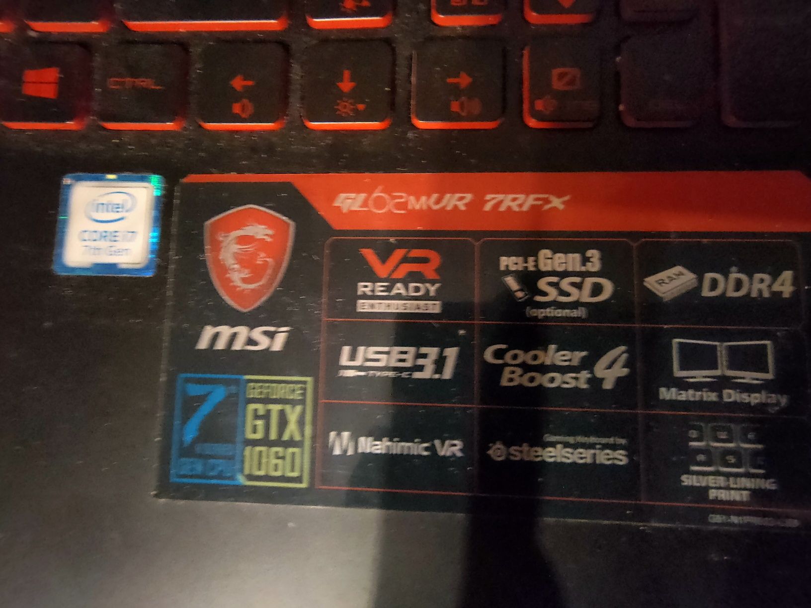 Laptop gamingowy MSI GL62MVR 7RFX