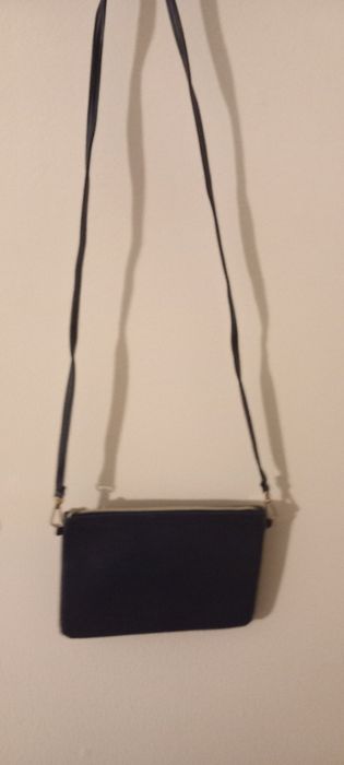 Mala de ombro azul escuro