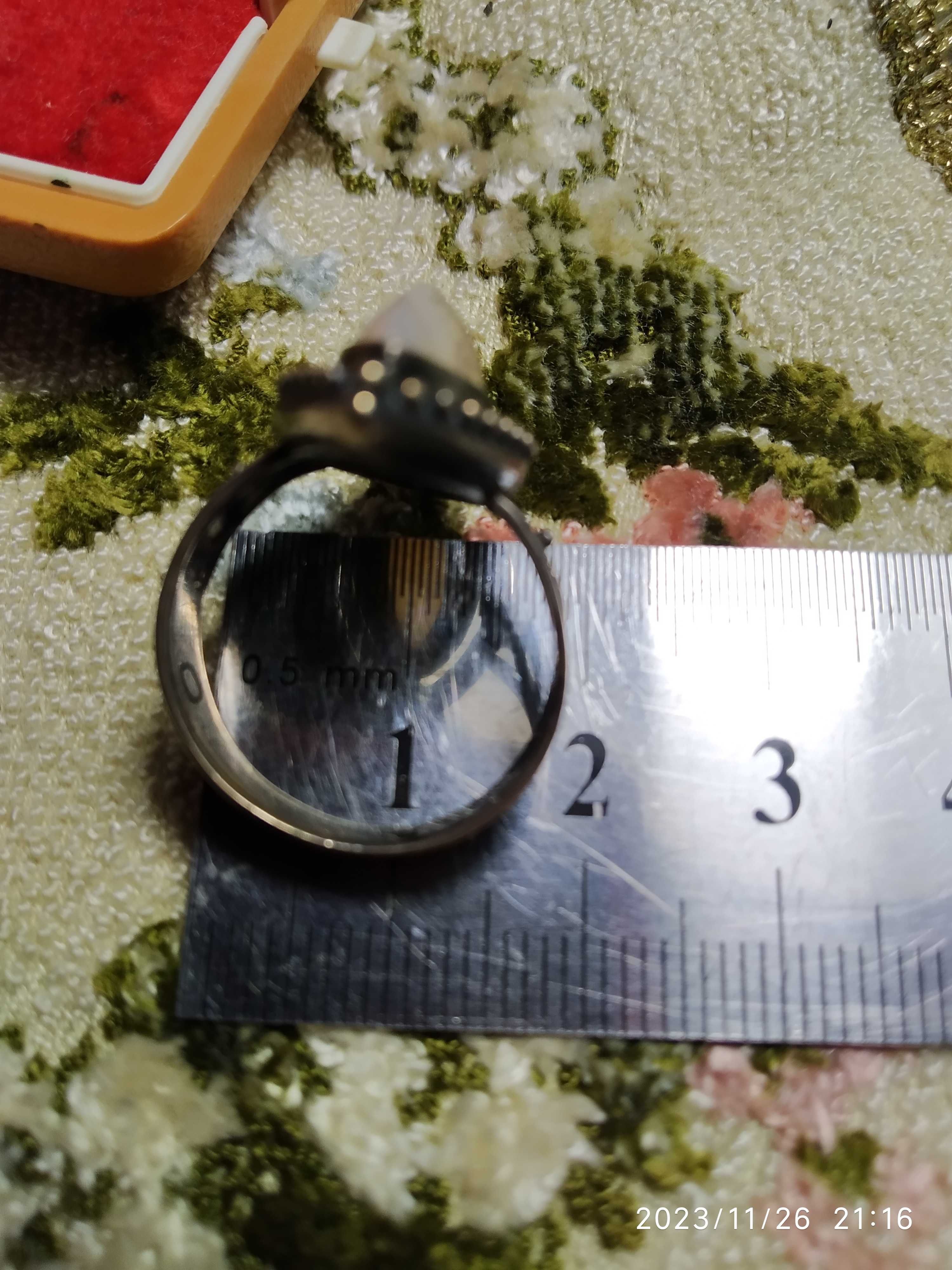 Кольцо СССР  серебро 875 проба