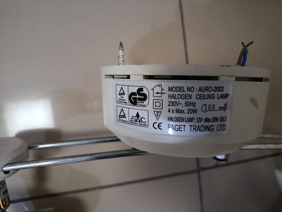 Candeeiros de 4 lâmpadas