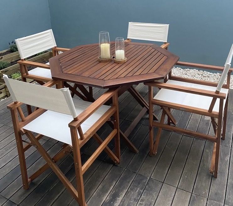 Conjunto Mesa e Cadeiras Exterior