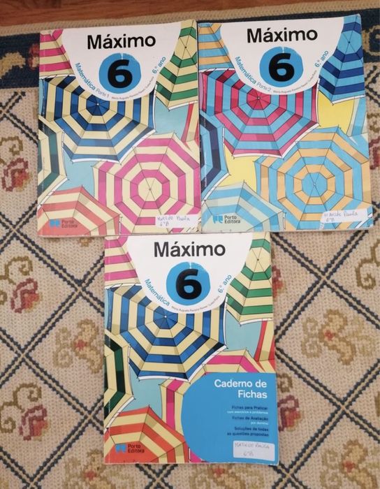 Máximo - Matemática - 6.º Ano (Manual 2 volumes + CA)