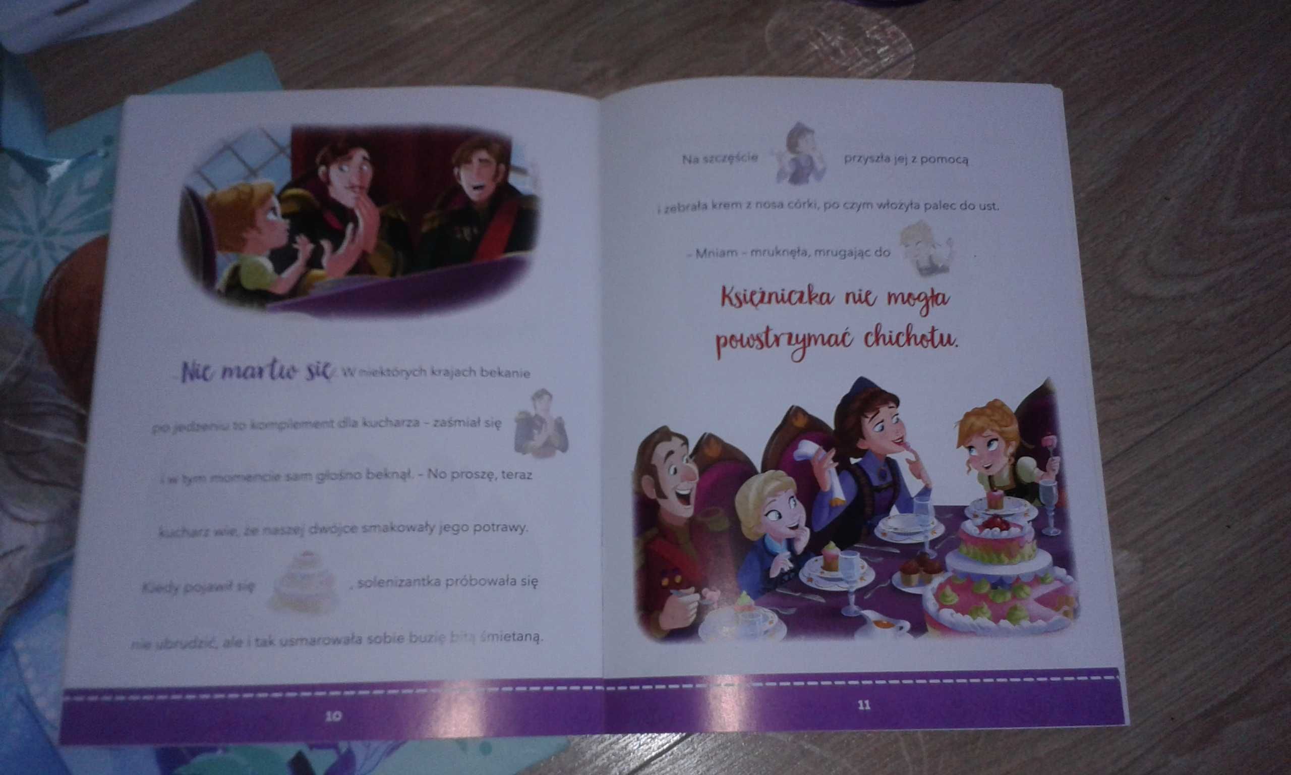 Zestaw Kraina Lodu śniadaniówka kubek budzik książeczka puzzle