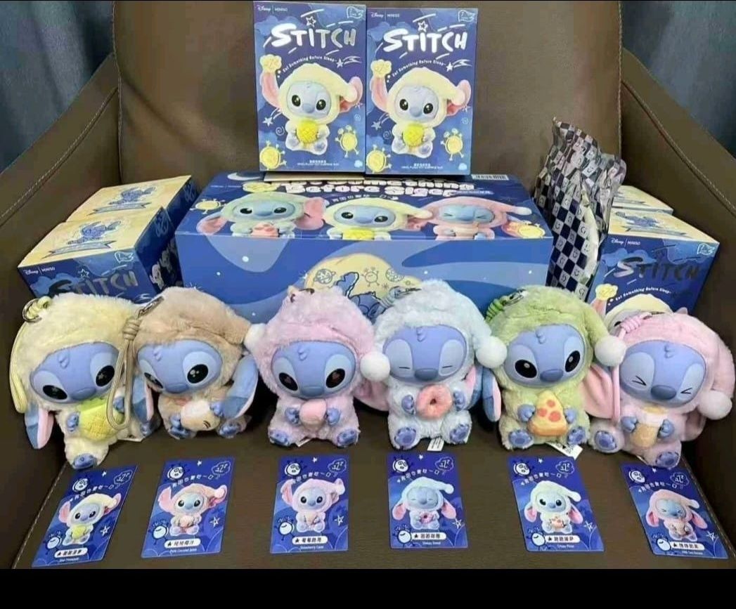 Stich labubu maskotka brelok