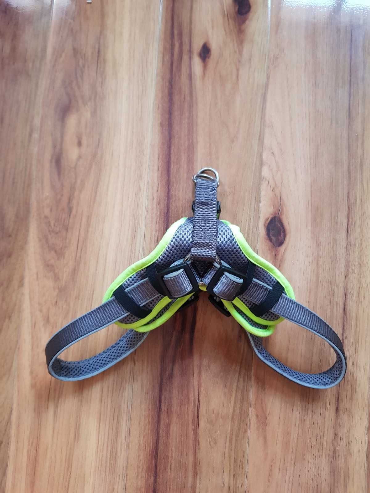 Lekkie szelki step in dla psa 3 Peaks S szare odblaskowe dla pieska