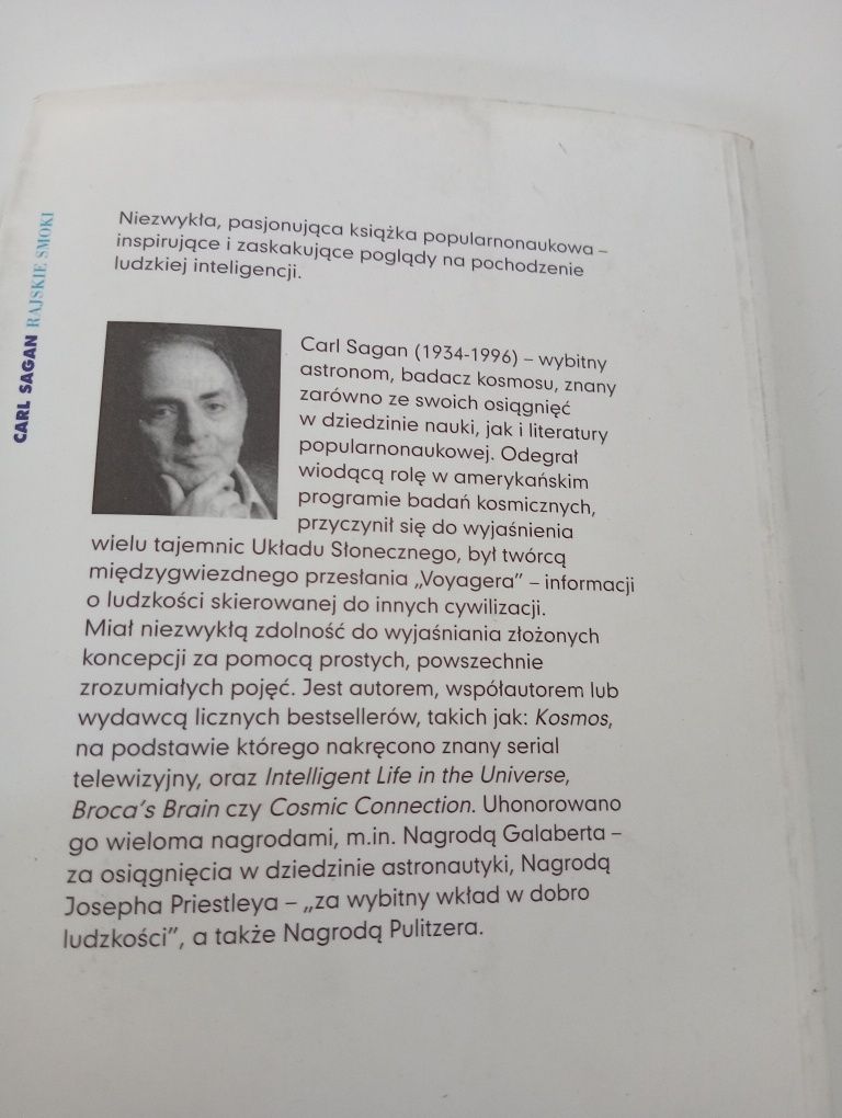 Rajskie smoki. Rozważania o ewolucji ludzkiej - Sagan