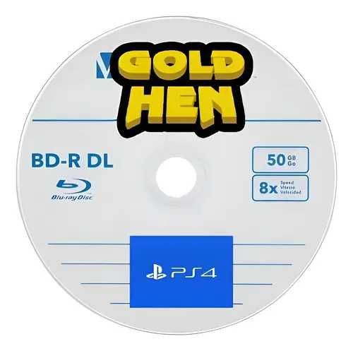 Диск Blu ray BD-R Sony Playstation 4 9.00-12.02 GoldHEN
