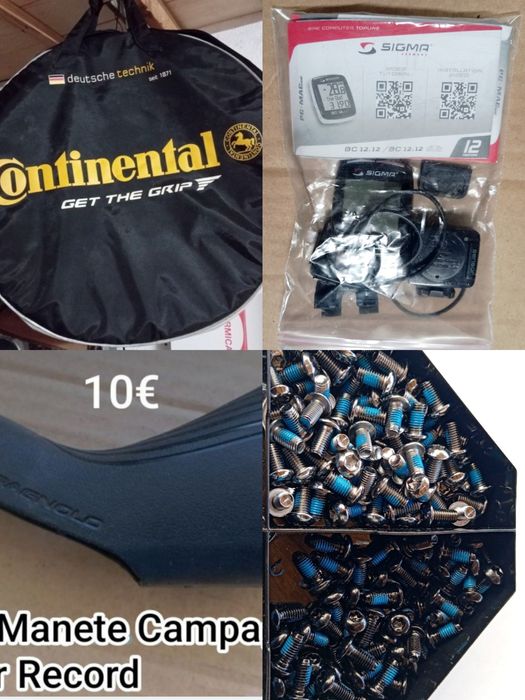 J-Bikes e peças/Thule 951/Campagnolo/Garmin/SLR/Capacetes/Shifters...