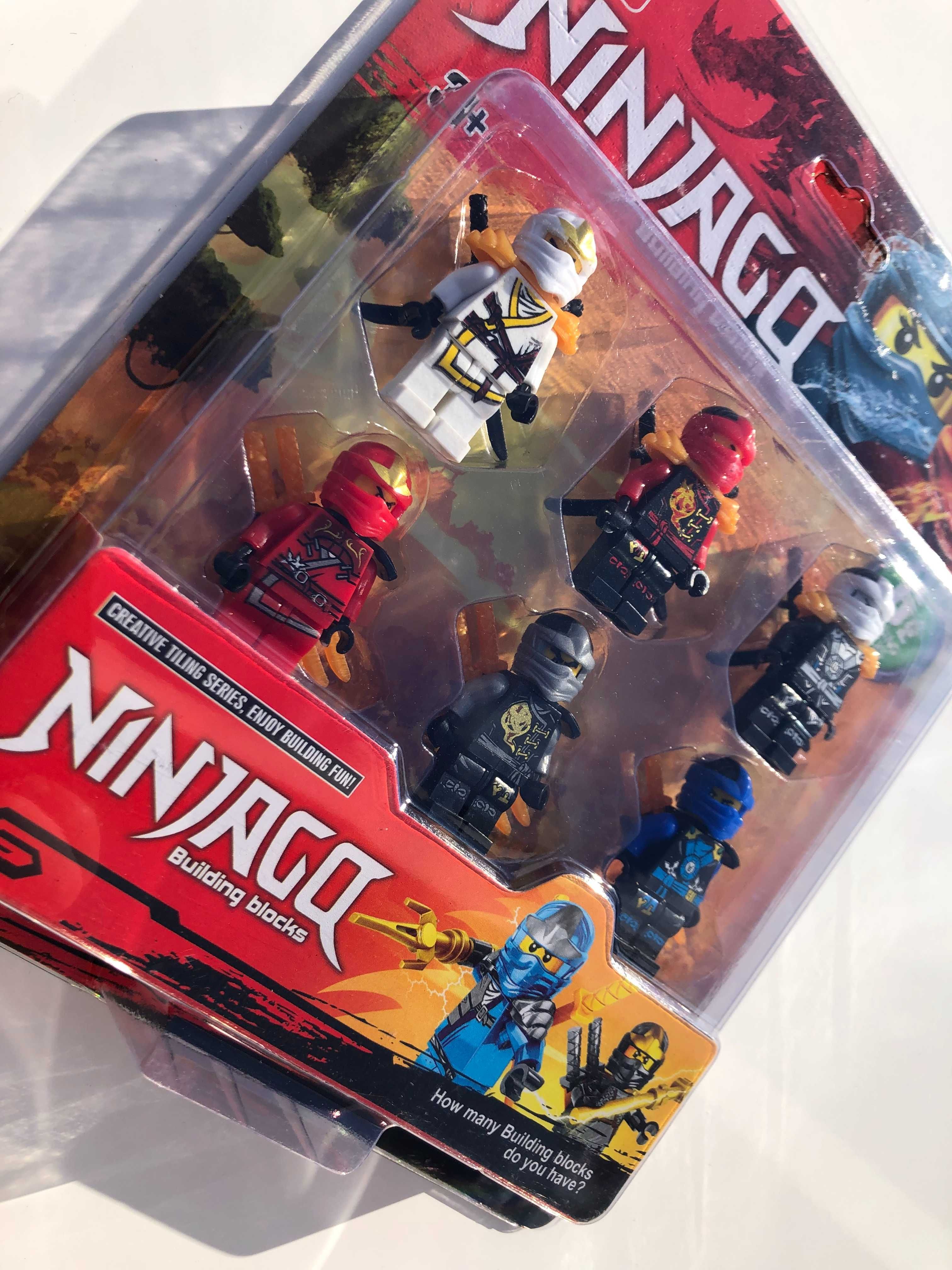 Nowe Postacie Figurki Ludzik NinjaGo Zestaw 6szt Figurek Klocki NINJA