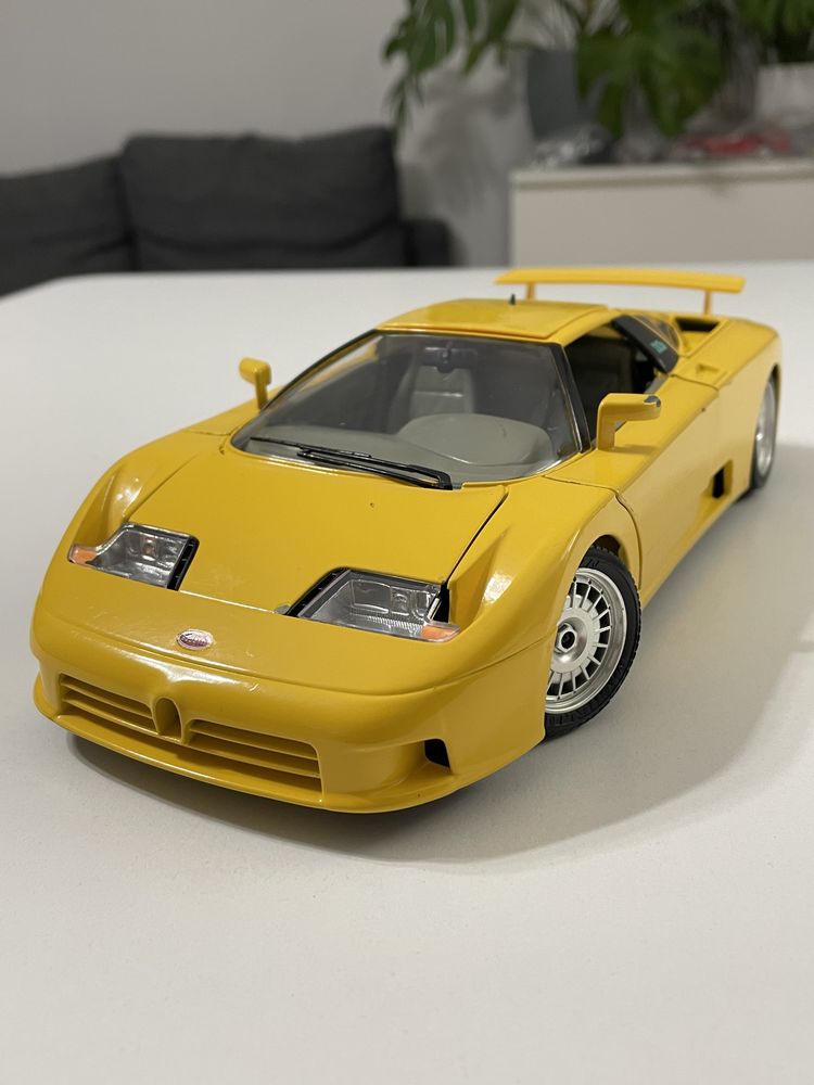 Model Bugatti EB110 1/18 Bburago 1:18 żółte odbiór Koszalin