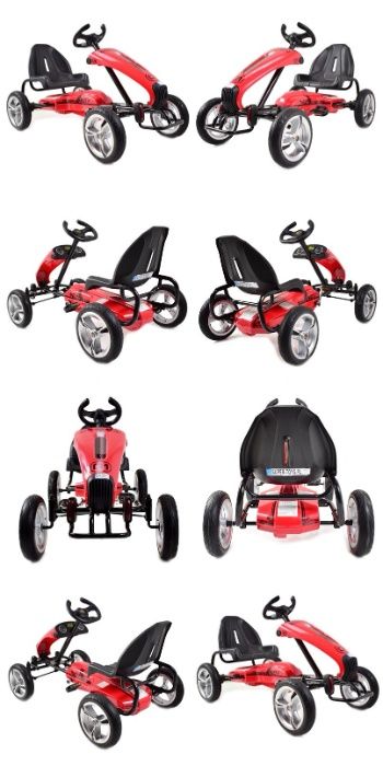 Wielki Luksusowy GOKART Koła EVA JAKOŚĆ /DMD308