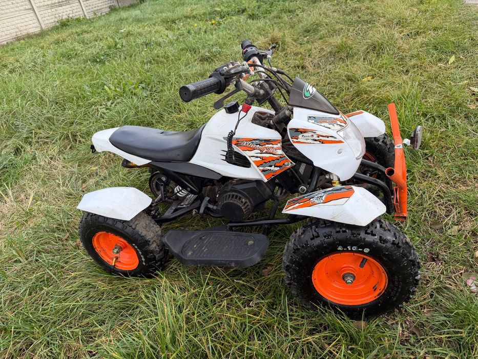 Mini quad 50 cm odpalany na szarpak i starter czytaj opis!!!