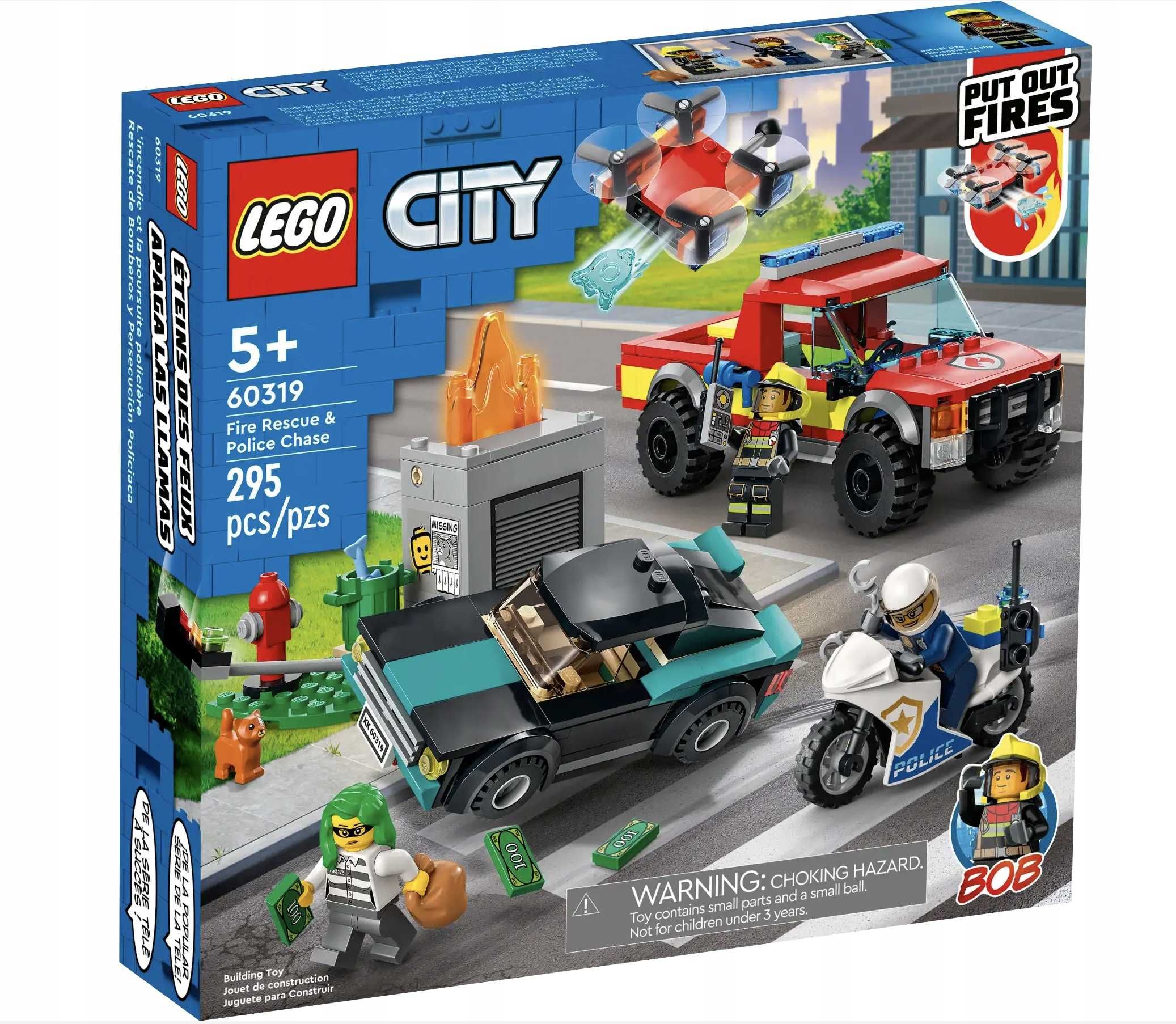 LEGO City - Akcja strażacka i policyjny pościg 60319