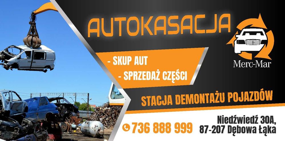 Autokasacja Skup aut złomowanie samochodów Najlepsze ceny