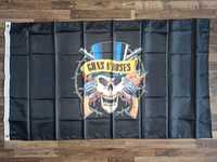 Nowa flaga Guns N Roses 60x90 loft rock koncert garaż bar ozdoba