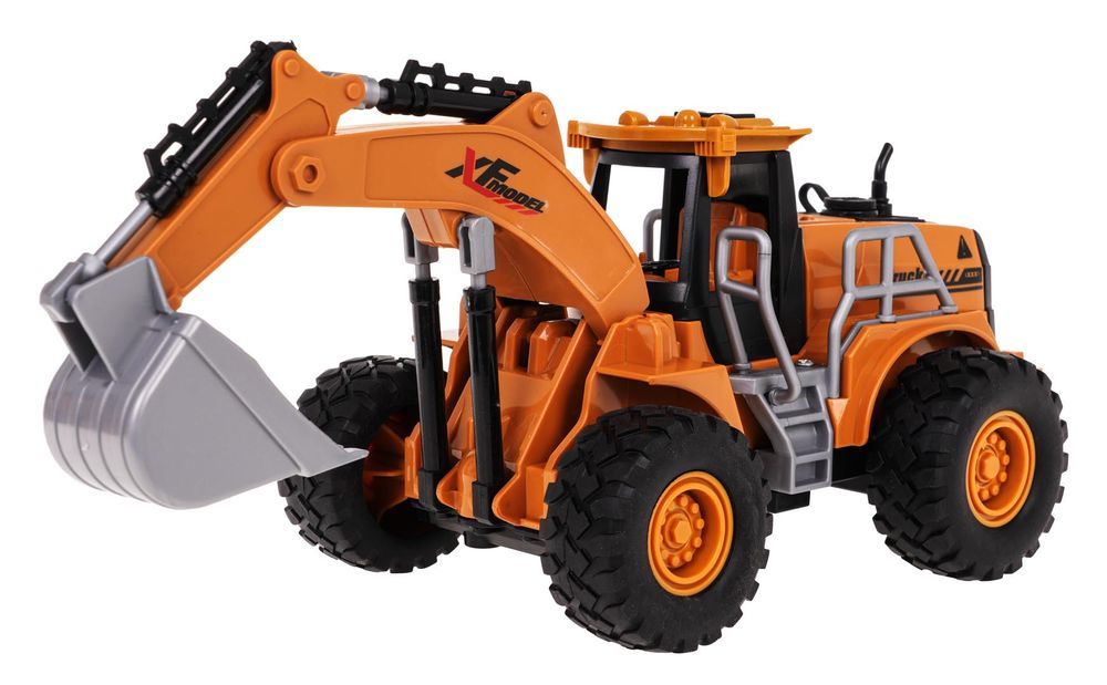 Koparka Z Funkcją Świateł I Dymu R/C Zdalnie sterowane