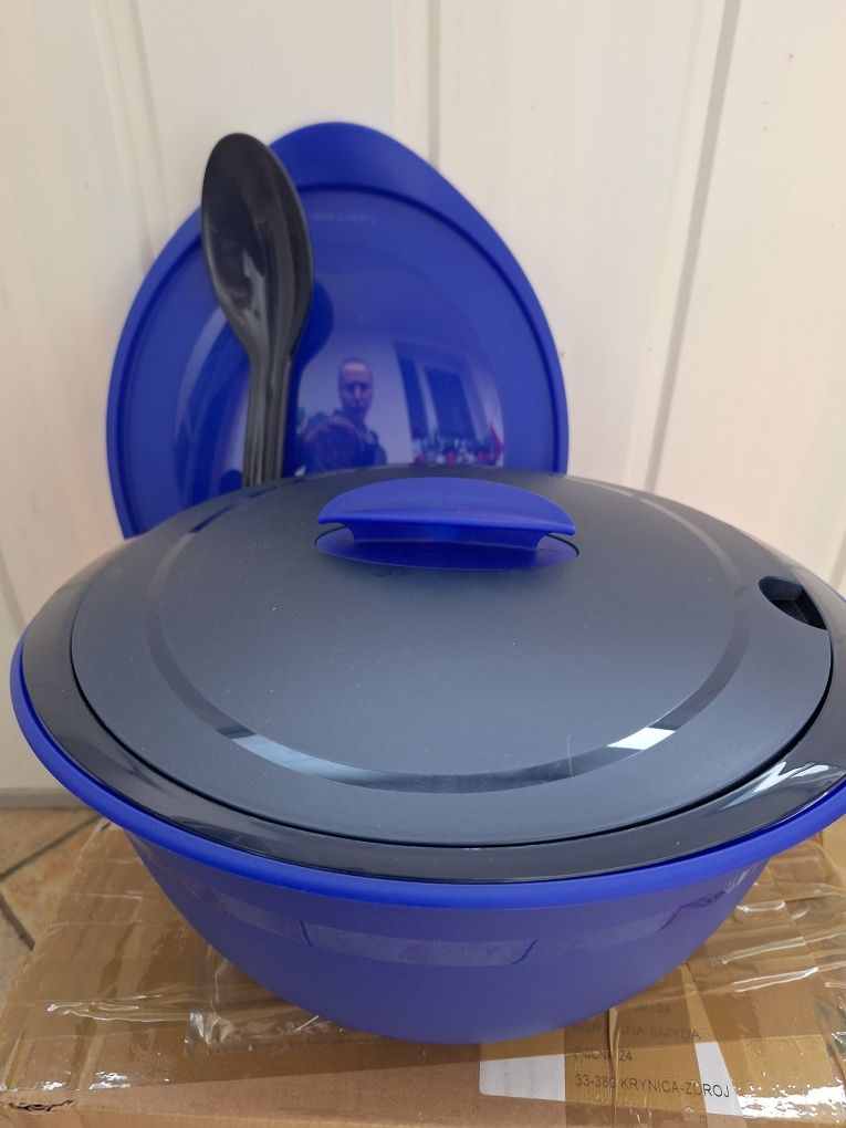 TUPPERWARE Księżycowa Zastawa Waza 3,5L + ŁYŻKA