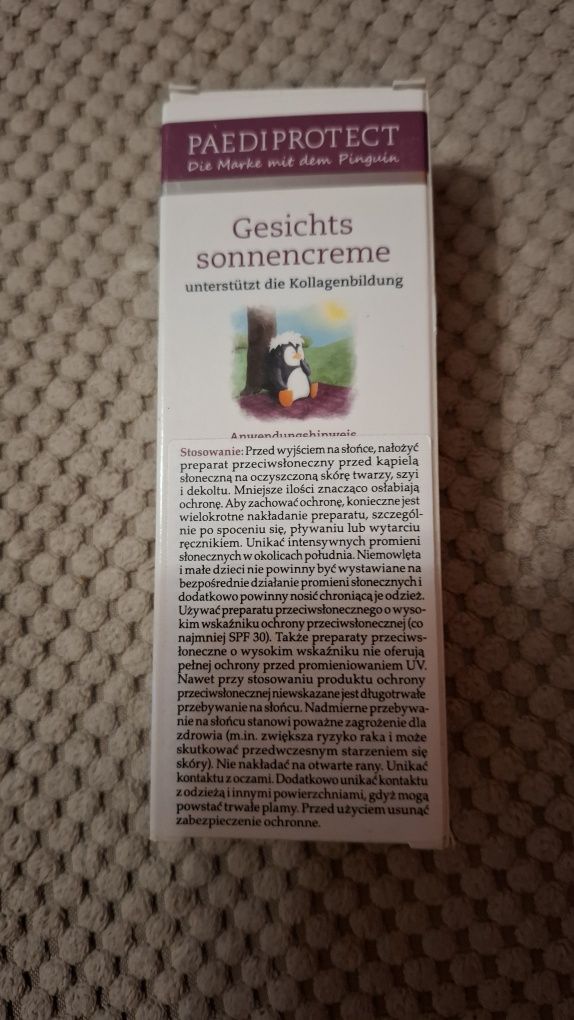 Krem przeciwsłoneczny do twarzy 50 + spf