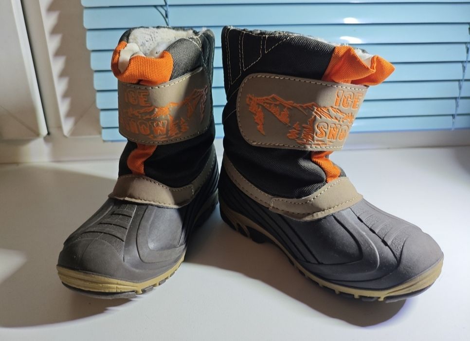 Тёплые зимние сапоги для мальчика, 27