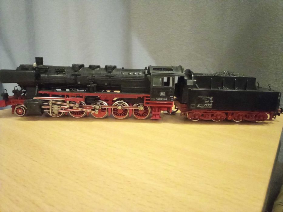 Паровоз BR-51  Fleischmann  СВЕТ c 2х стор. стандарт Пико PIKO HO 1/87