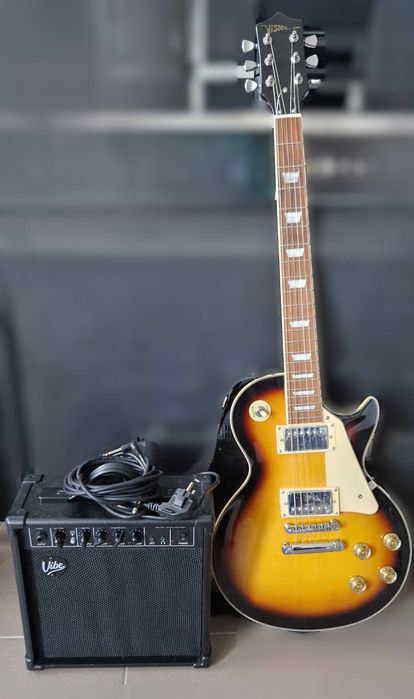 Gitara elektryczna Vision by MSA + wzmacniacz Vibe G15