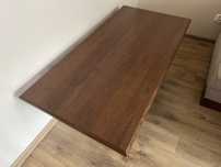 Stół ława Kent 130x65 z półką brązowa Black Red White
