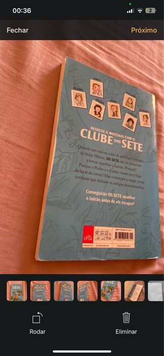 Livro “Os Sete Uma aventura dos Sete”