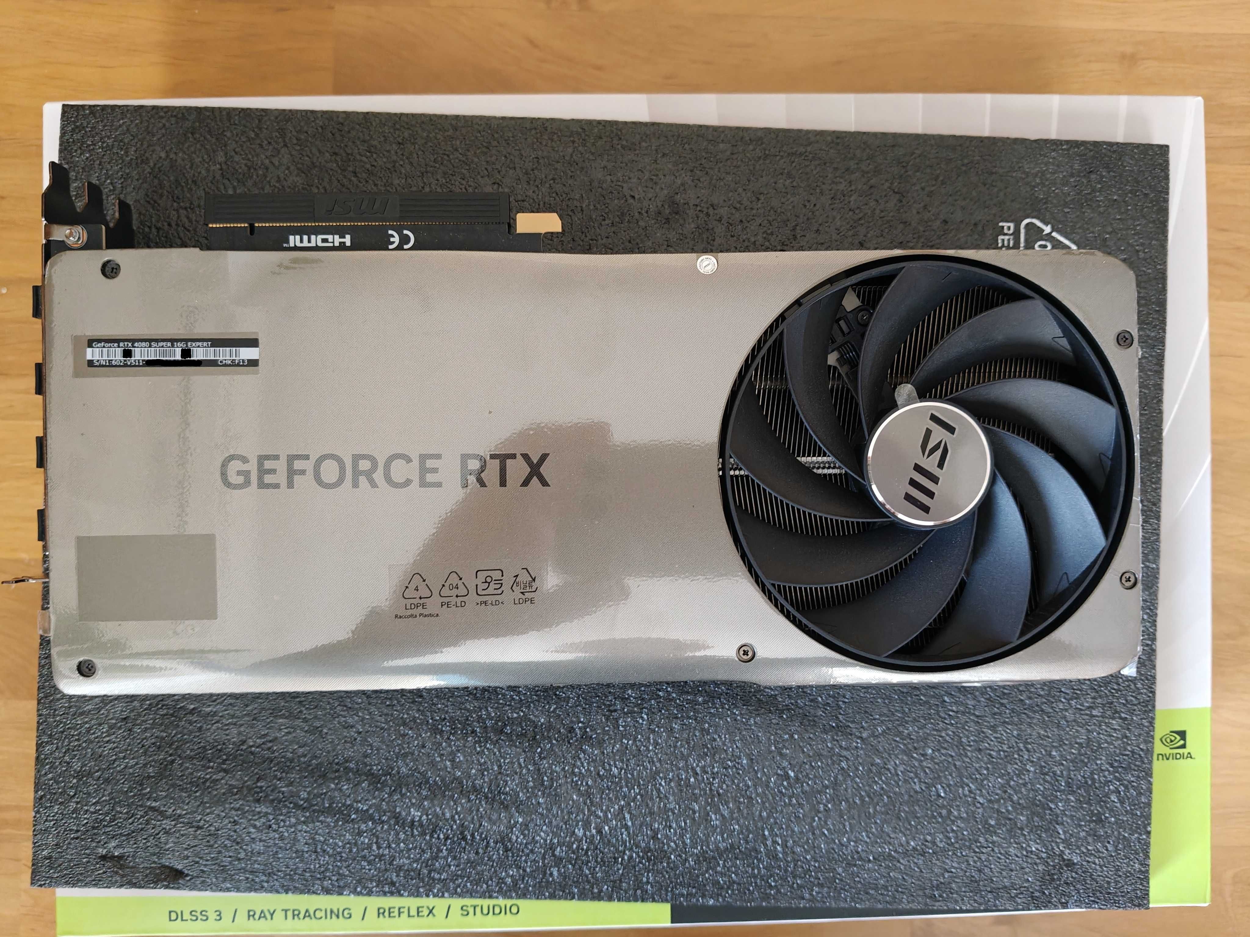 MSI GeForce RTX 4080 SUPER 16G EXPERT "jak nowy" GWARANCJA