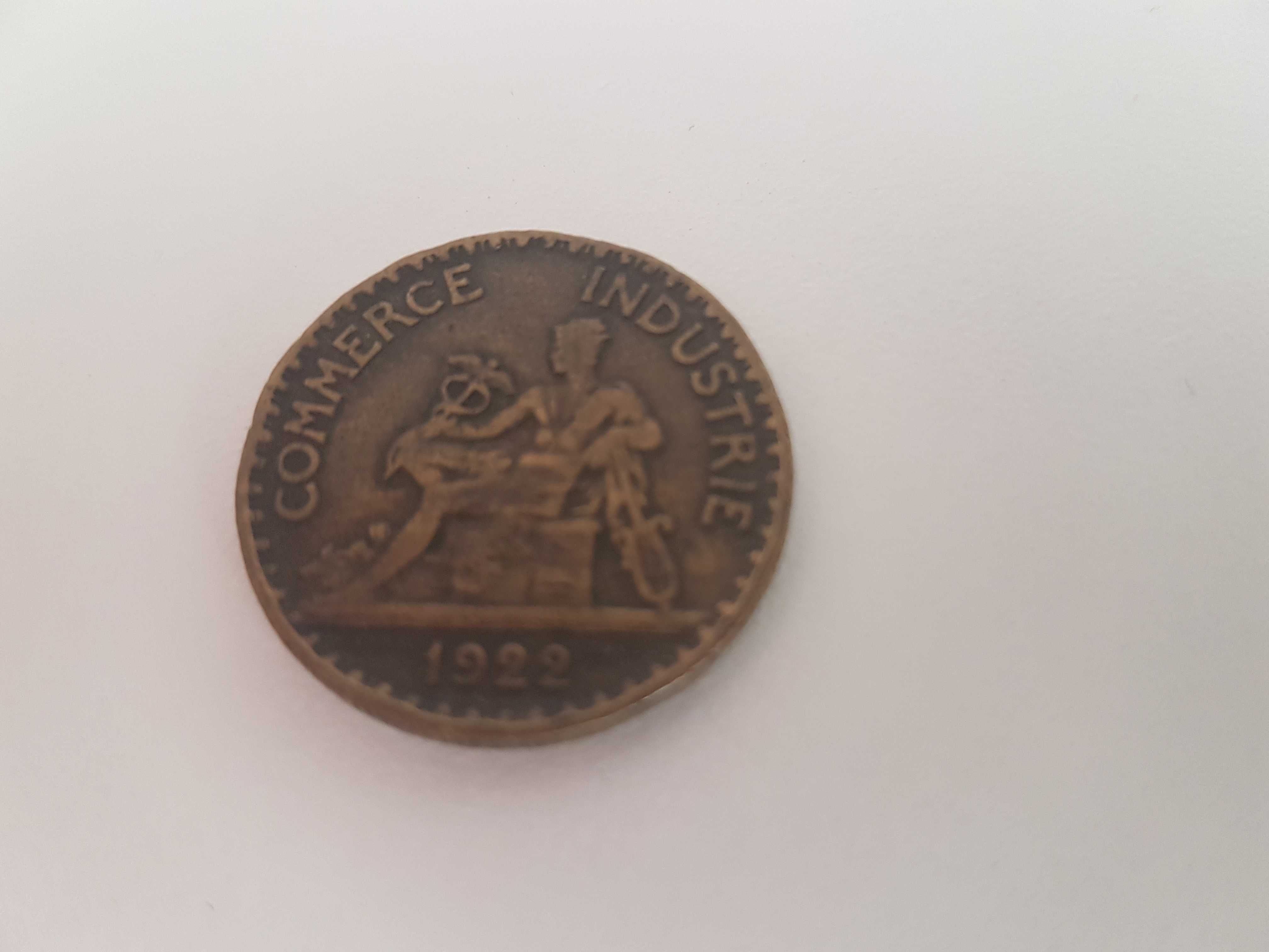 Moneta 2 Francs 1922r. dwa franki Francja