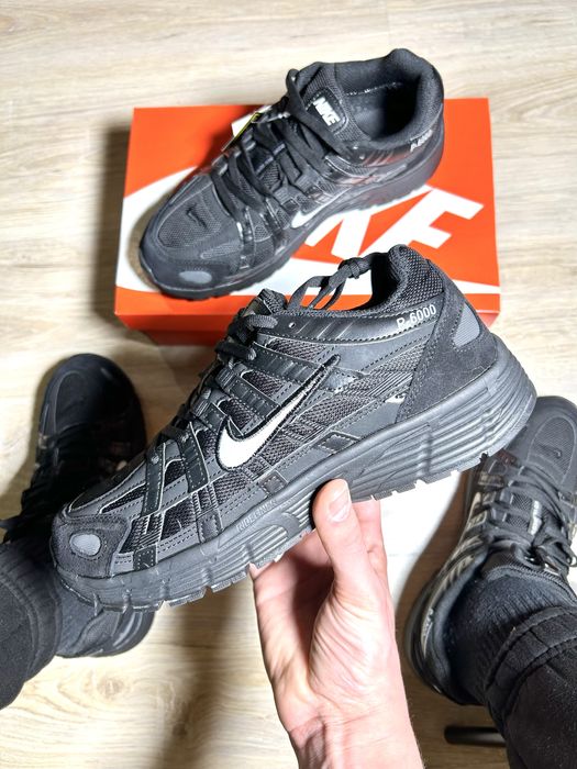 Чоловічі кросівки Nike P-6000 cordura термо чорні
