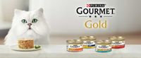 Purina Gourmet Gold Mousse, Fondant, Delicias Suculentas 85g