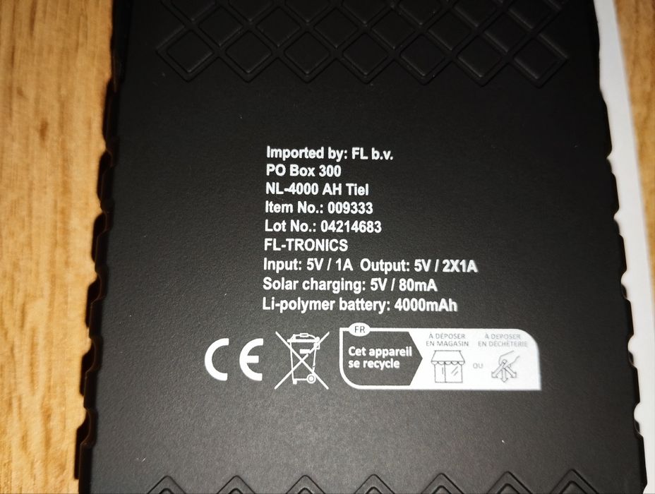 Powerbank solarny
