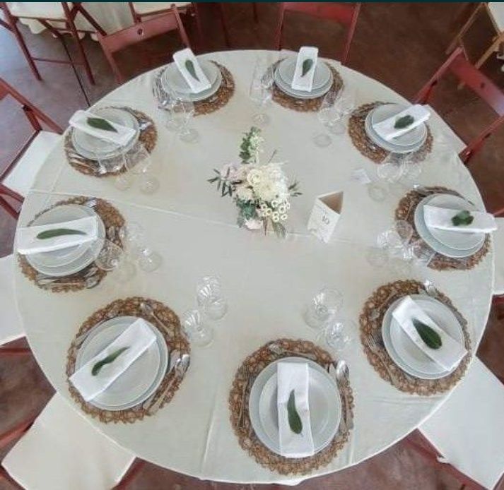 Individuais/ Marcadores de mesa para Eventos